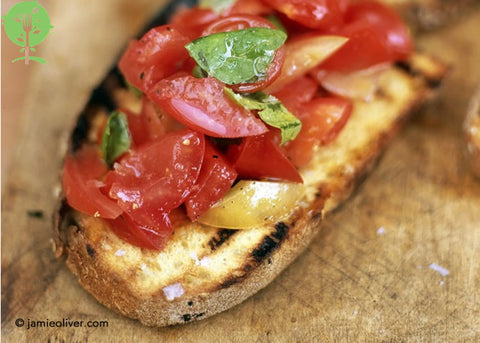 Bruschetta with Tomato and Basil